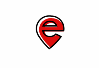 eCymru logo of a red e